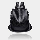 Elyos ® - Sac à dos en cuir pour femme - Santarém - Elegantz