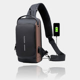 ELYOS ® - Sac banane antivol pour homme - Sofia - Elegantz