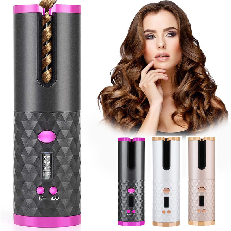 Fer à friser automatique rechargeable pour femmes - Elegantz