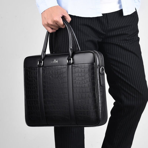 Men's Horizontal Business Handbag Large Capacity - Elegantz